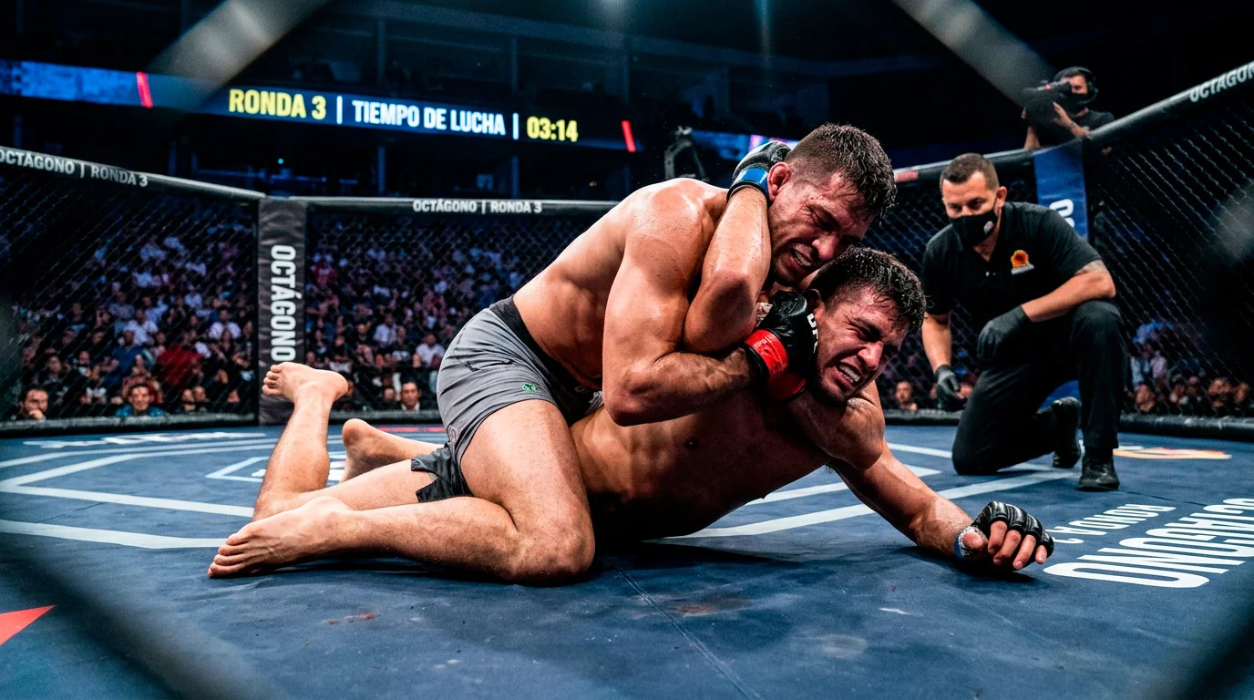 Apuestas UFC sumisiones estadísticas divisiones submission rate cuándo apostar