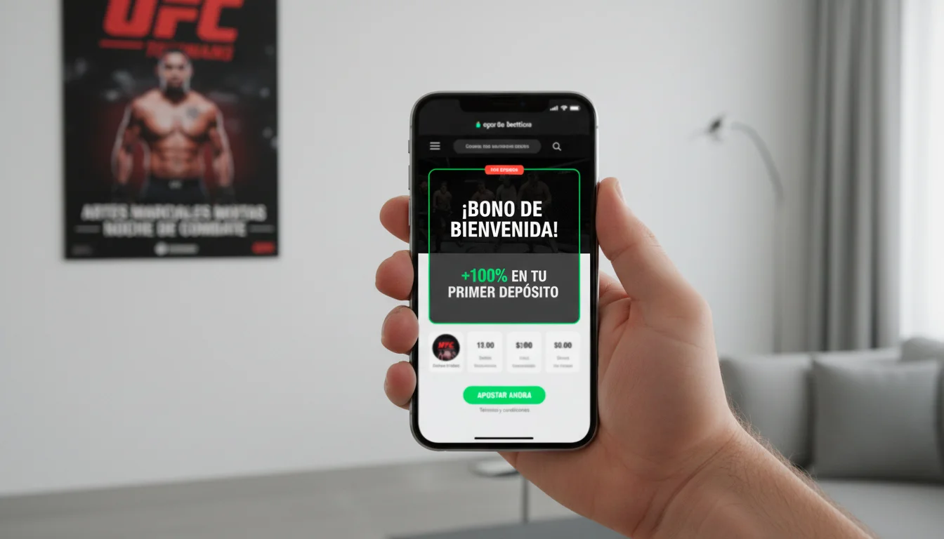 Bonos apuestas UFC España bienvenida free bet recarga rollover cómo elegir