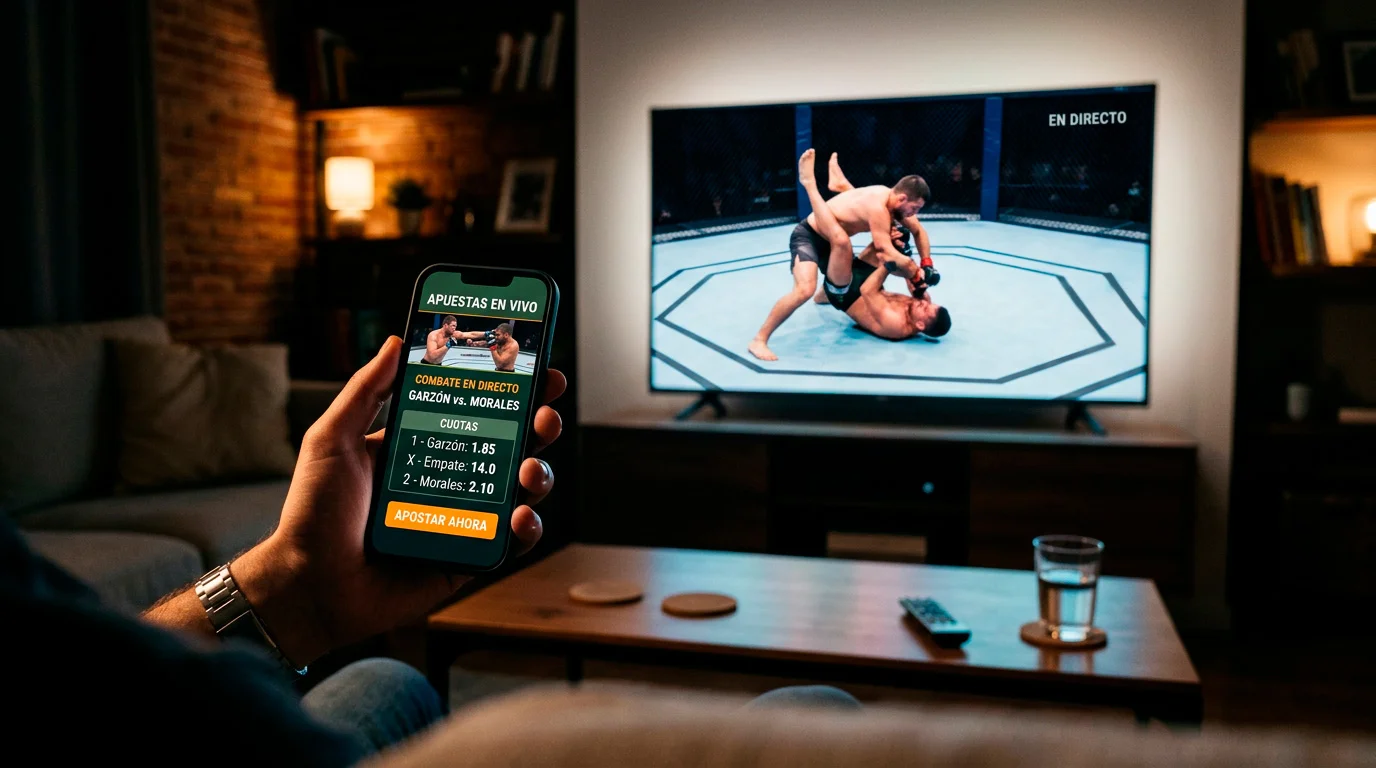 Streaming UFC apuestas directo plataformas casas España ver pelea online